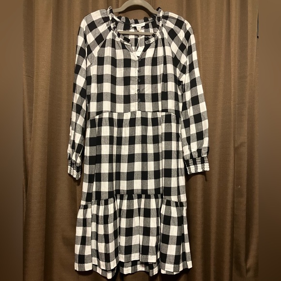 BeachLunchLounge Buffalo Check Flannel Dress - Picture 3 of 8